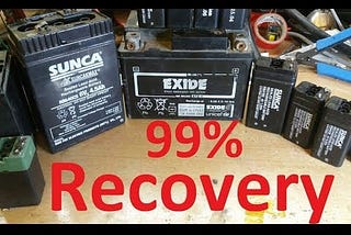 Everyone Can (and should) Recondition Their Old Batteries