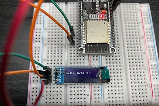 OLED Display and PWM in ESP32