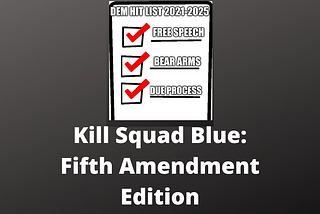 Kill Squad Blue: Fifth Amendment Edition | Honestly Unapologetic