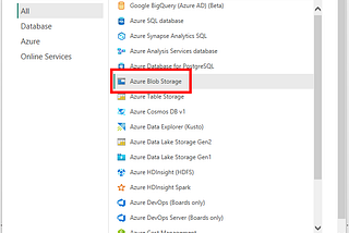 Power BI query Azure Blob Storage