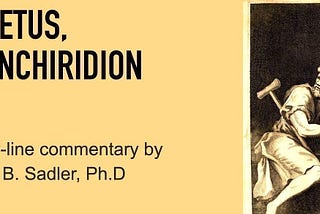 Chapter 38 of Epictetus’ Enchiridion Explained