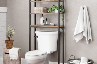 20 Easy Over The Toilet Decorating Ideas