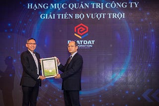 Phat Dat honored with Corporate Governance Awards 2020 by HOSE