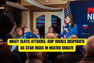 Nikki Haley Takes Center Stage as GOP Rivals Attack Over Campaign Finances