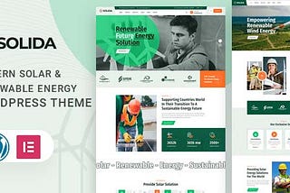 Solida — Solar & Renewable Energy WordPress Theme: A Comprehensive Review