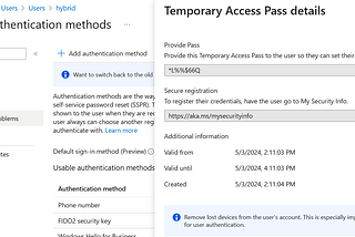 Lateral movement and on-prem NT hash dumping with Microsoft Entra Temporary Access Passes