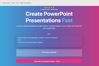 Slides Wizard - Ai Tools for Presentation slides