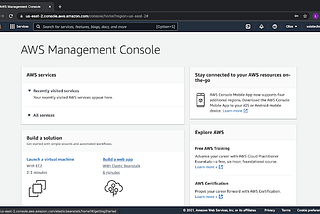 Getting started with AWS