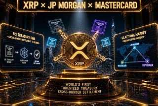 리플, JP모건·마스터카드와 토큰화 국채 국경 간 결제 세계 첫 성공