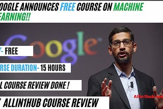 Google Machine Learning| Artificial Intelligence| Neural Networks| Allin1hub| Allin1hub Reviews