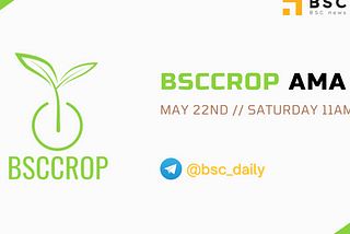 BSCCROP AMA Recap with BSCDaily