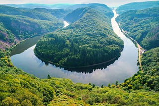 The Incredible Geological Feature-Saar Loop in Mettlach