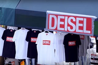 Diesel creates a real fake store