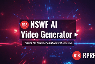 RPRP.AI’s AI Porn Video Generator Revolutionizes Adult Content Creation — The Rise of the NSFW AI…