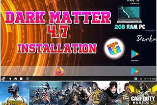 How to install Darkmatter without usb in dual boot