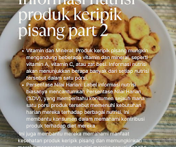 Keripik Pisang Telah Menjadi Camilan Yang Populer Di Seluruh Dunia