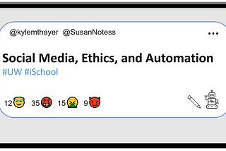 Social Media, Ethics, and Automation (we wrote a textbook!)
