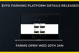 YFD Farming Platform Release: Full Details