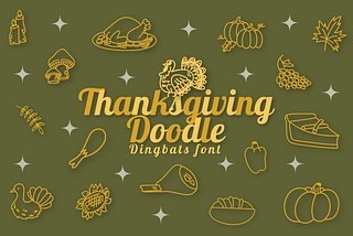 Thanksgiving Doodle Font