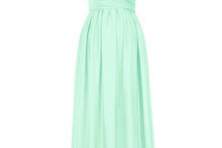 Mint_green Azazie Melanie — Back Zip Scoop Mesh Floor Length Stretch Knit Dress