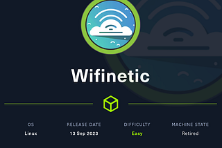 Wifinetic | HackTheBox Writeup