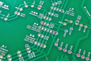 PCB Metro Map — Build Log