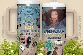 Feel the Rhythm with the Janet Jackson “I Know You Are There Smilin’ Back At Me” Tumbler