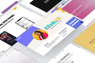 Multiple portfolios of top UX designers