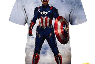 Captain America Brave New World 2025 Movie 3D T-Shirt