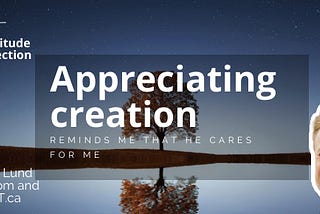 Appreciating Creation