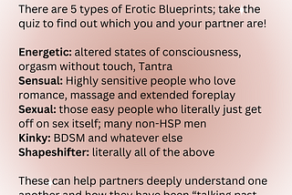 Erotic Blueprints Can Help You Understand Yourself And Your Partner Better