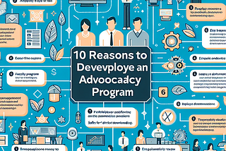 Infographic on Employee Advocacy Benefits
