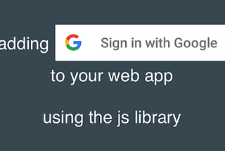 Кнопка sign-in для вашего веб-приложения