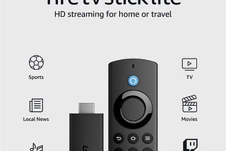 Amazon Fire TV Stick Lite, free and live TV, Alexa Voice Remote Lite, smart home controls, HD…