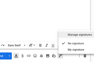 Multiple signatures in Gmail