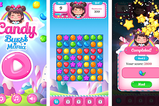 Delight In The New Match 3 Game for Tons of Fun Puzzle Brain Solving Challenge with Candy Burst…