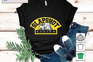 Top Slapshot Boston Logo Shirt