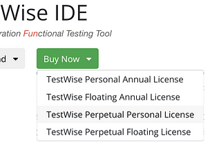 TestWise Perpetual Licence Is Now Available