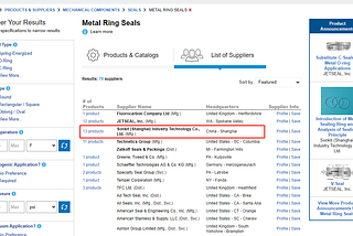 Sonkit Industry Recognized as Top Metal Ring Seal Manufacturer by Engineering360