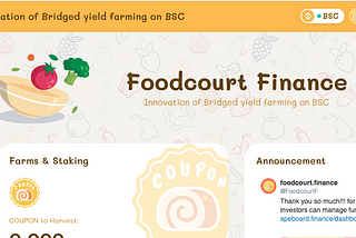 Review!! Foodcourt The most innovative Yield Farming