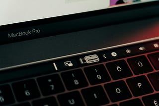 MacBook with Touch Bar