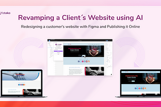Updating a customer´s website with AI