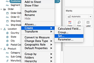 Tableau — Customer Segmentation