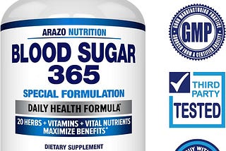 Arazo Nutrition Blood Sugar Support: Balance & Thrive