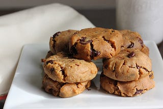 Chickpea Chocolate Chip Cookies