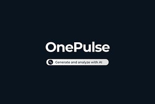 Make Money Online with One Pulse