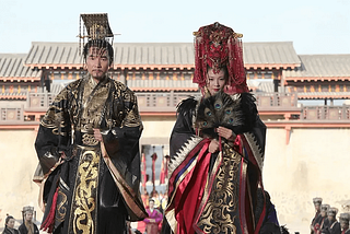 What was the wedding costume like in Chinese history
