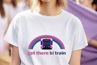 Get There Bi Train Shirts
