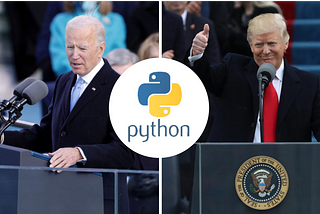 NLP with Python: Biden vs Trump Inauguration Speech Top 20 Words